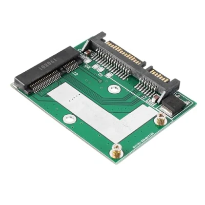 Abbildung von KALEA INFORMATIQUE mSATA auf SATA Adapter im Half Slim Format