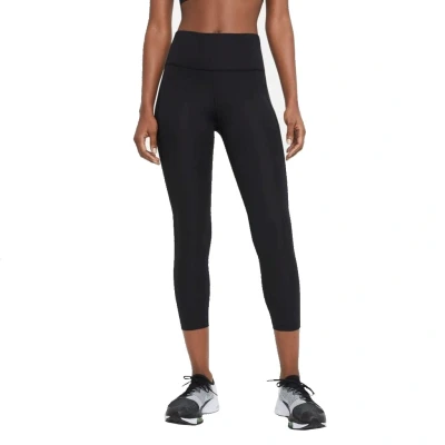 Abbildung von Nike Performance W NK EPIC FAST CROP Tights, Damen, Größe: XXL, Black/silver