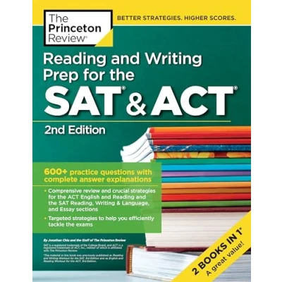 Abbildung von Reading and Writing Prep for the SAT &amp; ACT, 2nd Edition: 600+ Practice Questions with Complete Answer Explanations (College Test Preparation)