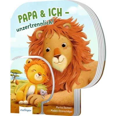 Abbildung von Papa und ich unzertrennlich!: zwei Pappe Bücher in einem = doppelter Spaß