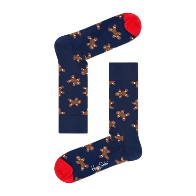 Abbildung von Happy Socks Gingerbread Socken, Größe: 41 46, Schwarz kombi
