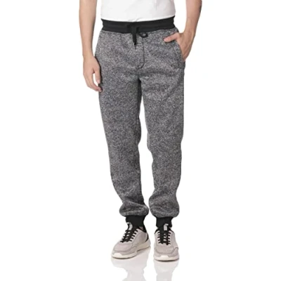 Abbildung von Southpole Herren Melierte Fleece Sweatpants Normale Größen Trainingshose, New Marled Black