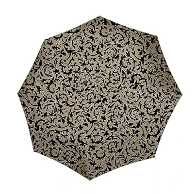 Abbildung von reisenthel Umbrella Pocket duomatic Baroque Marble Kompakter Taschenschirm aus recycelten PET Flaschen Mit großer Drucktaste und ergonomisches Griffdesign