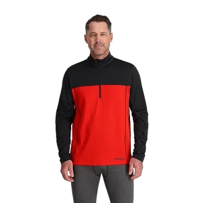 Abbildung von Spyder Charger Langarmshirt, Herren, Größe: Large, Volcano