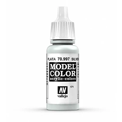 Abbildung von Vallejo Spielfigur Model Color 171 Silber/Silver, 17 ml (70.997)