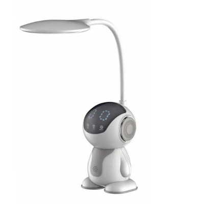 Abbildung von Maxcom Nachttischlampe LuminaGlow 7W LED Tischlampe Grau