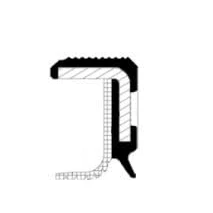 Abbildung von CORTECO 20037126B Kurbelwellendichtring stirnseitig PTFE (Polytetrafluorethylen)/ACM (Polyacryl Kautschuk) VOLKSWAGEN: Passat B8 Variant, Tiguan I