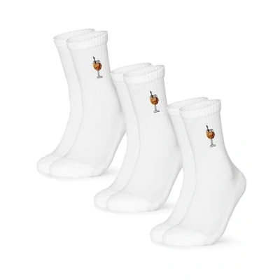 Abbildung von Occulto Motiv 3 PACK Socken, Damen, Größe: 35 38, Weiß sprizz