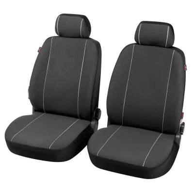 Abbildung von WALSER Modulo 13556 Sitzschonbezug schwarz Polyester vorne VOLKSWAGEN: Golf 4 Schrägheck, 5 Polo IV Schrägheck