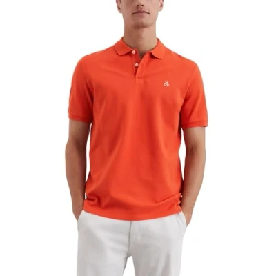 Abbildung von Marc O&#039;Polo Embroidery ON Chest Poloshirt, Herren, Größe: Small, Sweet pepper