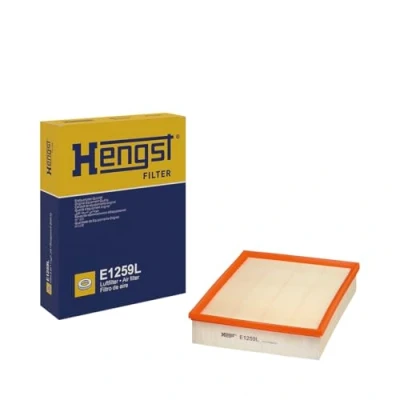 Abbildung von HENGST FILTER E1259L Luftfilter 57 230 290 Filtereinsatz DODGE: Nitro SUV, JEEP: Cherokee IV