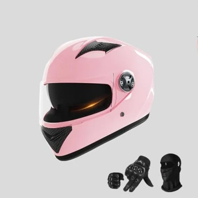 Abbildung von Motorradhelm Full Face Rapid Street Helm Unisex Adult Cool Rider Equipment Four Seasons New Touring Pink