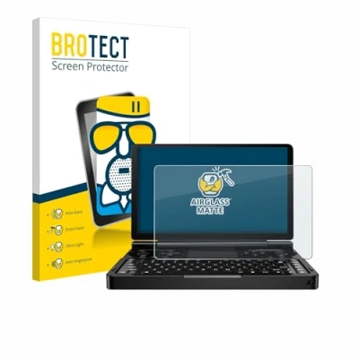 Abbildung von BROTECT Entspiegelungs Schutzglas für GPD Win Mini (2024) Schutz Folie Glas Matt [Extrem Kratzfest 9H, Anti Reflex, Fingerprint]