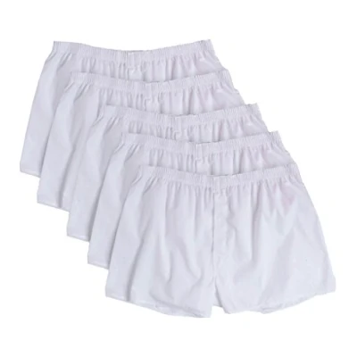 Abbildung von FRUIT OF THE LOOM wei e gewebte Boxershorts, 5er Pack, , M
