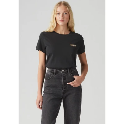 Abbildung von Levi&#039;s THE Perfect TEE Tshirt print, Damen, Größe: XS, White swan
