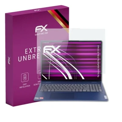 Abbildung von atFoliX Glasfolie kompatibel mit Lenovo IdeaPad Flex 5 Gen 8 16 Inch Panzerfolie, 9H Hybrid Glass FX Schutzpanzer Folie