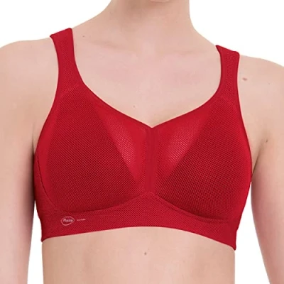 Abbildung von Anita AIR Control Deltapad Sportbh mit leichter Stützkraft, Damen, Größe: 75D, Lipstick