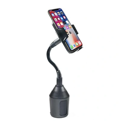 Abbildung von DBREAKS Universal Handyhalterung für Getränkehalter Dosenhalter Handy Auto Cup Mount Smartphones bis zum 8.4CM Schwarz