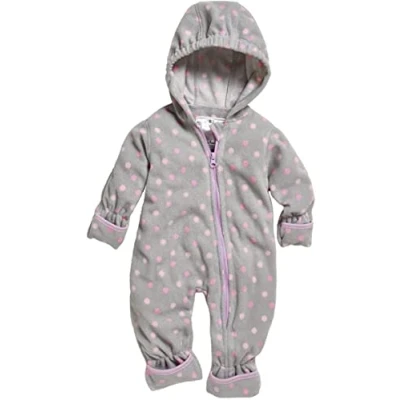 Abbildung von Playshoes Unisex Kinder Fleece Overall Jumpsuit, Punkte, 80