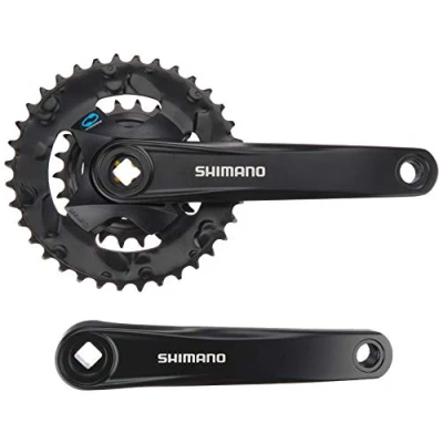 Abbildung von SHIMANO Unisex Erwachsene FC M315 Kettenradgarnitur, Schwarz, Einheitsgröße