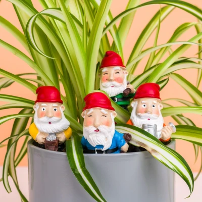 Abbildung von Blumentopf Zwerge (Set von 4)