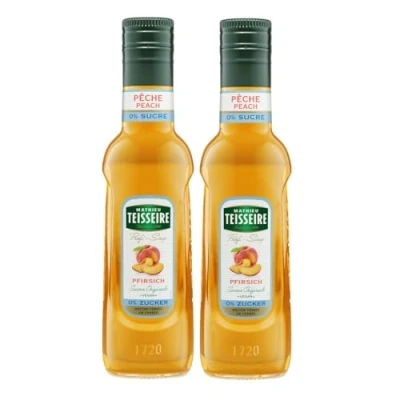 Abbildung von Mathieu Teisseire Getränke Sirup Pfirsich 0% Zucker 0,25L Cocktails (2er Pack)