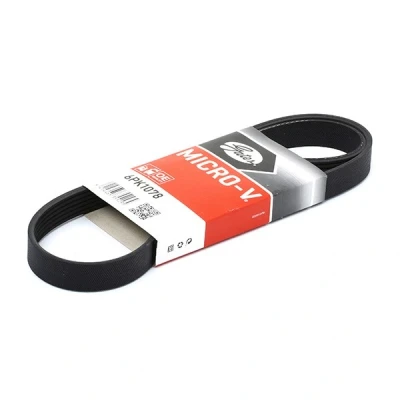 Abbildung von GATES 6PK1078 Keilrippenriemen 1078 6 Polyester, EPDM (Ethylen Propylen Dien Kautschuk) RoadMax Value Line VOLKSWAGEN: Polo V Schrägheck kfzteile,