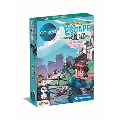 Abbildung von Clementoni® Spiel, Detektivspiel Galileo, Escape Game Die Abenteuer des Sir Pascal, Made in Europe, FSC® schützt Wald weltweit