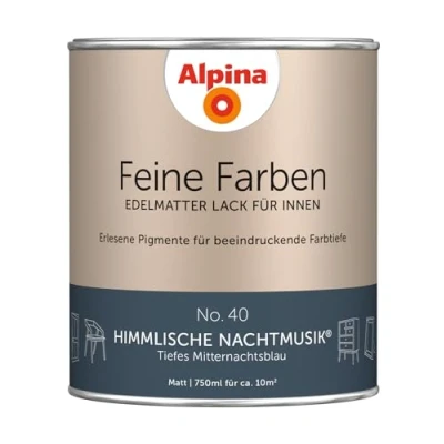 Abbildung von Alpina Wandfarbe Feine Farben Lack No. 40 Himmlische