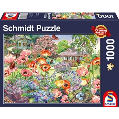 Abbildung von Schmidt Spiele Puzzle Blühender Garten, 1000 Puzzleteile, Made in Europe
