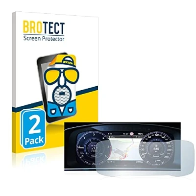 Abbildung von BROTECT Entspiegelungs Schutzfolie für Volkswagen Golf 7 Facelift (2016 2019) Active Info Display 12.3&quot; (2 Stück) Matte, Anti Fingerprint
