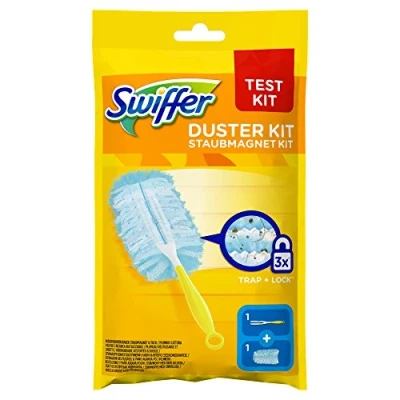 Abbildung von Swiffer Duster Kit Staubmagnet ein Handgriff &amp; Tuch Reinigungstücher