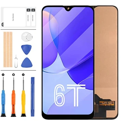Abbildung von TFT für OnePlus 6T Bildschirm Ersatz LCD A6010 A6013 Display Touch Glas Digitizer Montagesatz mit Werkzeugen (Schwarz)