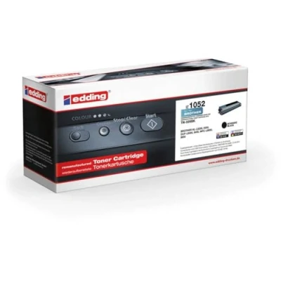 Abbildung von edding Toner EDD 1052 Schwarz Reichweite 4000 Seiten Ersetzt Brother TN 326BK