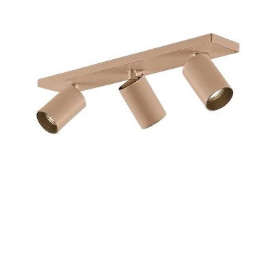 Abbildung von Arcchio Deckenstrahler Brinja, braun, eckig, 3 flammig, GU10