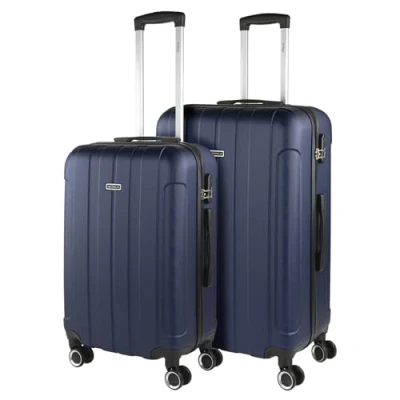 Abbildung von ITACA Gepäck Sets, Reisekoffer, Reisekoffer Set, Kofferset, Hartschalenkoffer, Trolley Luggage Große Auswahl an Koffer &amp; Trolleys für jede Reise! 771160B, Marine Blau