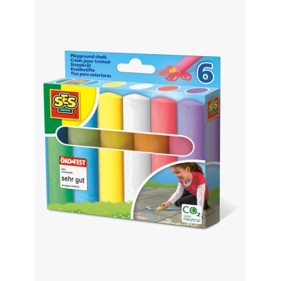 Abbildung von SES Creative Straßenkreiden 6er Pack