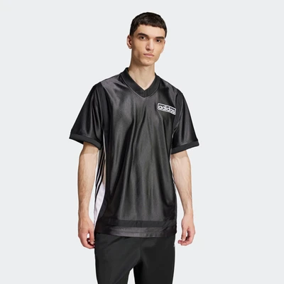 Abbildung von adidas Originals Adibreak Tshirt print, Herren, Größe: Small, Black