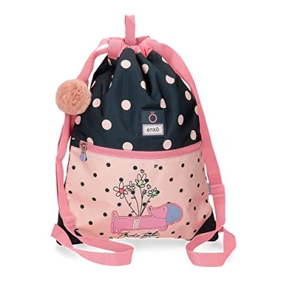 Abbildung von Enso Friends Together Rucksack mit Reißverschluss, Rosa, 35 x 46 cm, Polyester, Reißverschluss
