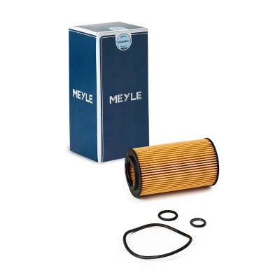 Abbildung von MEYLE 014 322 0014 Ölfilter ORIGINAL Quality mit Dichtung Filtereinsatz MERCEDES BENZ: C Klasse Limousine, E T modell, GLK