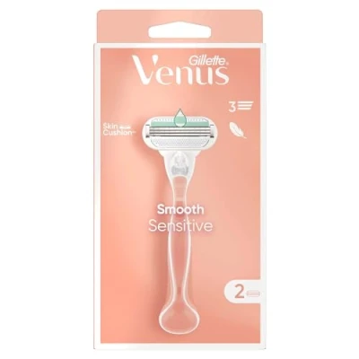 Abbildung von Gillette Venus Sensitiv e Smooth Rasierer + 2 Köpfe