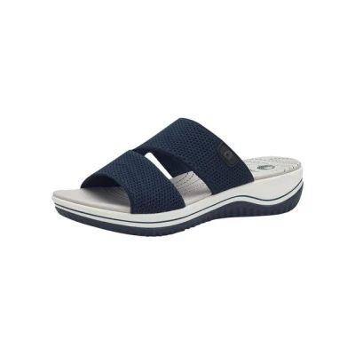 Abbildung von Jana Pantolette flach, Damen, Größe: 37, Navy Schuhe