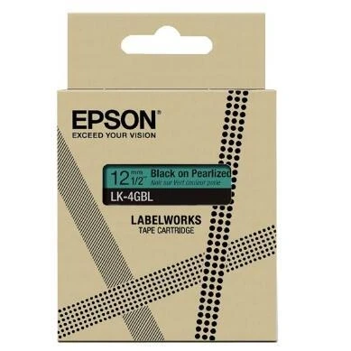 Abbildung von EPSON Tintenpatronen Modell Colour Tape Pearl Green/Black 12 mm (9 m) LK 4GBL