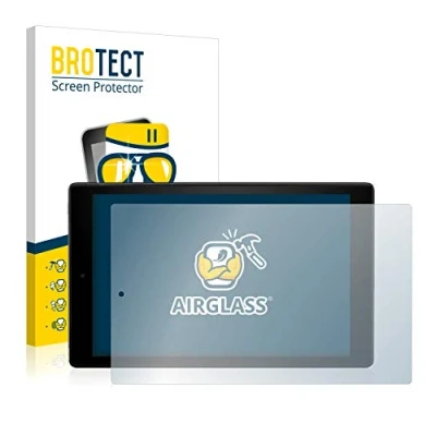 Abbildung von BROTECT Schutzglas für Amazon Fire HD 10 2017 (7. Gen) / 2019 (9. Schutzfolie Panzer Folie Glas [Extrem Kratzfest 9H, Anti Fingerprint,