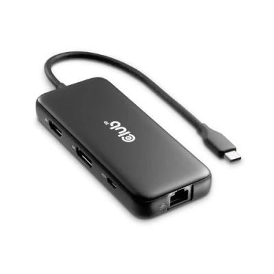Abbildung von CLUB3D 8 1 Portable Dock USB Type C® 10Gbps to HDMI™ and DisplayPort™ 8K30Hz PD Max.100Watt, C, HP DELL LENOVO MAC APPLE WINDOWS ACER ASUS