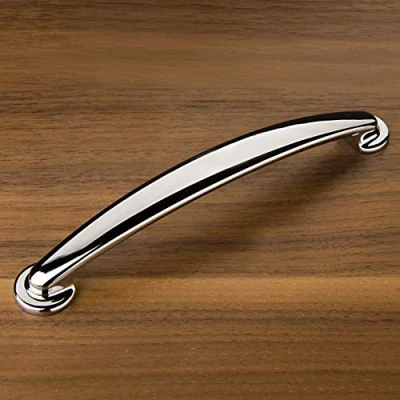 Abbildung von SO TECH® Möbelgriff AMI BA 160 mm Chrom poliert Bügelgriff, Griff Schrankgriff Schubladengriff incl. Schrauben