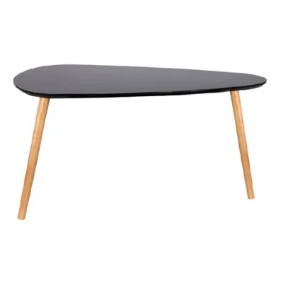 Abbildung von Home Deco Factory HD6404 Set 2 MESAS Nido NEGRAS, Polyester, Schwarz, One Size