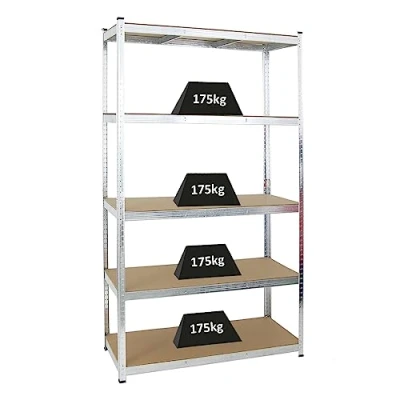Abbildung von PROREGAL Schwerlastregal Giant Ragnar für Gesamtlast 875kg Maße: 200x120x50 Verzinkt, Kellerregal, Steckregal, Garagenregal, Lagerregal