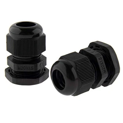Abbildung von 10 x Kabelverschraubung M20 7 12mm, schwarz metrische