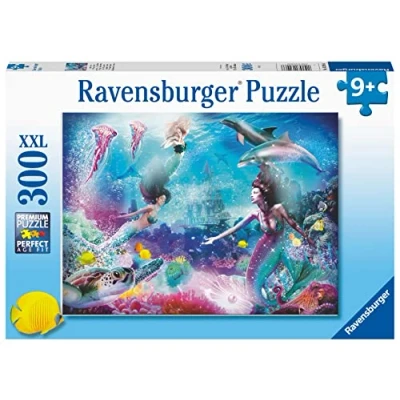 Abbildung von Ravensburger 300 Pieces IN THE Realm OF Mermai Puzzle für Kinder, Größe: One Size, Multi coloured